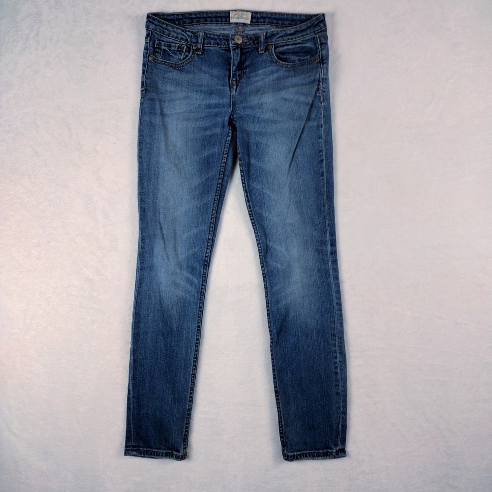 Aeropostale Ashley Ultra Skinny Jeans Womens 9/10 Medium Wash Low Rise Stretch